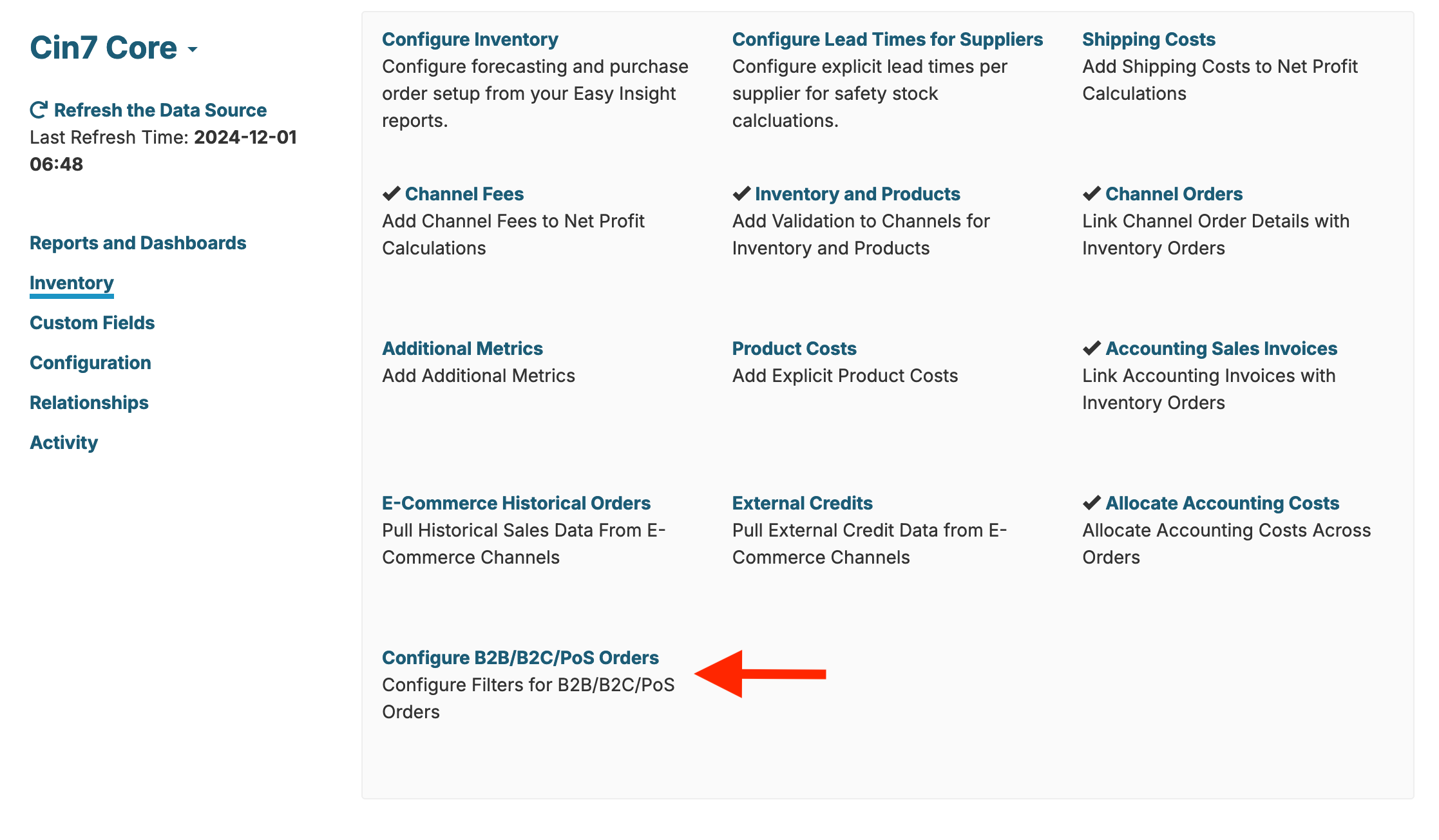 Purchase Freight Setup